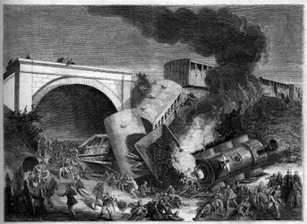 Zugunglück auf der Northern Railway von London, England, 3. September