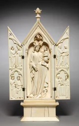 Triptychon: Das Leben der Jungfrau, ca. 1325-1350
