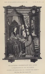 Un Auteur Presentant Son Livre A Marguerite De Navarre