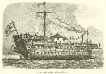 Ein englischer Ponton, Militärgefängnis