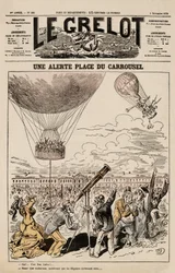 Une Alerte, Place du Carrousel, aus Le Grelot, 3. November