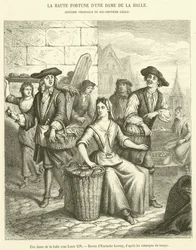 Eine Dame der Halle unter Ludwig XIV.