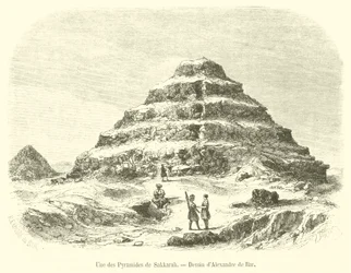 Eine der Pyramiden von Sakkara
