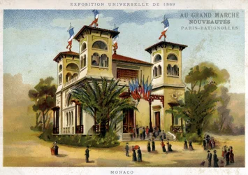 Weltausstellung 1889. Der Monaco-Pavillon