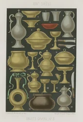 Verschiedene Objekte des 16. Jahrhunderts