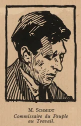 Vasily Schmidt, russischer bolschewistischer Revolutionär und Volkskommissar für Arbeit