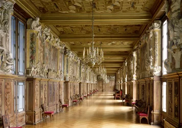Ansicht der Galerie François I, 1528-40