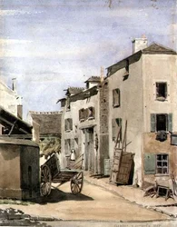 Ansicht der Stadt Clamart, Frankreich