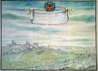 Ansicht des Schlosses von Loches