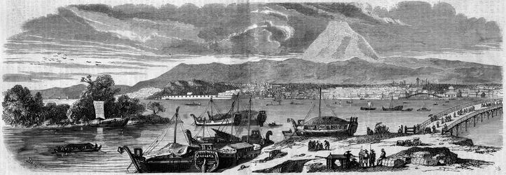 Ansicht der Stadt Jeddo (Tokio), Hauptstadt von Japan