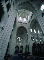 Ansicht des Kreuzturms nach Südwesten, fertiggestellt ca. 1230