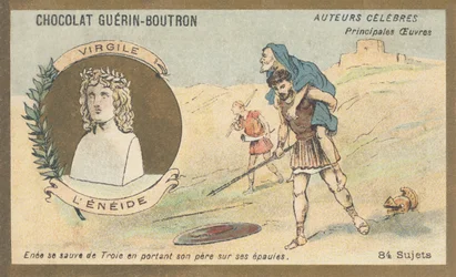 Vergil (70 v. Chr. - 19 v. Chr.), lateinischer Dichter, Autor der „Aeneis“, Epos geschrieben zwischen 29 und 19 v. Chr.