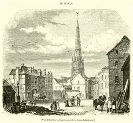 Ansicht von Harfleur, Département Seine-Maritime