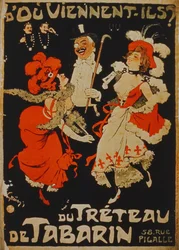 Woher kommen sie? Vom Treteau de Tabarin, Pigalle, Paris