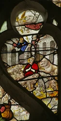 Fenster mit Daniel in der Löwengrube