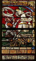 Fenster mit Gideon und dem Goldenen Vlies