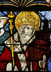 Fenster mit Darstellung des Heiligen Heinrich von Bamberg
