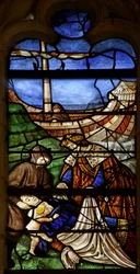 Fenster mit der Heiligen Maria Magdalena: Gräfin von Provence stirbt auf einer Pilgerreise ins Heilige Land