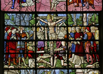 Fenster mit der Folterung des Heiligen Dionysius