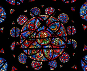 Fenster w115, Gott den Schöpfer darstellend