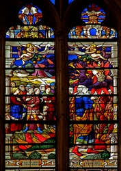 Fenster w120, Moses empfängt die Gesetzestafeln