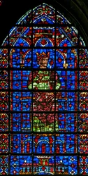 Fenster w127 (obere Figur), einen König darstellend