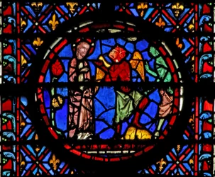 Satan bittet Gott um Erlaubnis, Hiob zu prüfen