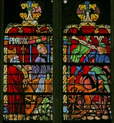 Fenster w134, Joseph wird zum Statthalter ernannt
