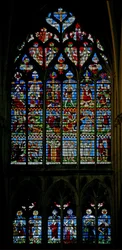 Fenster w135, die Geschichte des Wahren Kreuzes