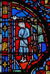 Fenster w13 Die Verschwörer werden gehängt Esth II 23