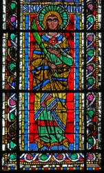 Fenster w202 mit der heiligen Roswind