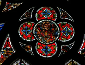 Fenster w202 mit einem Engel