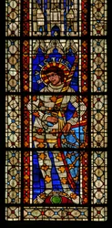 Fenster w203 mit dem heiligen Viktor