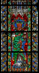 Fenster w204 mit der heiligen Marina