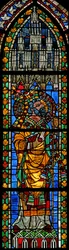 Fenster w205 mit dem heiligen Abrogastius