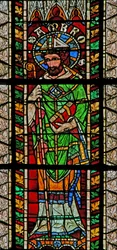 Fenster w207 mit St. Ambrosius