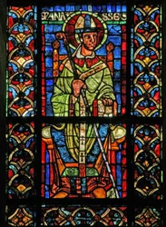 Fenster w210, Bischof Manasses darstellend