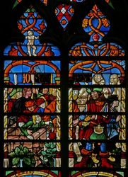 Fenster w234 zeigt Josef wird aus der Grube geholt
