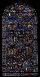 Fenster w23, Darstellung des Heiligen Thomas Becket Fensters