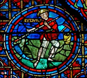 Fenster w28a mit den Monatsarbeiten. Juni