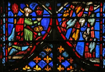 Moses betet: die Wachteln kommen herab. Numb XI 31