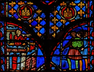 Das Blasen einer Trompete (der Schofar?): Die Israeliten erkunden das Land