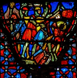 Josua und die Gibeoniter konfrontieren fünf Amoriterkönige. Josua X 10