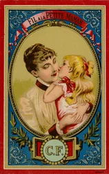 Frau kuschelt mit Kind