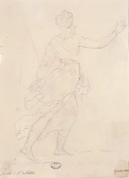 Frau von hinten, 1813