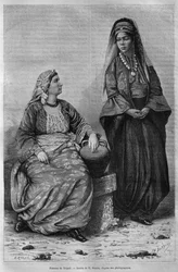 Frauen von Tripolis, aus La Syrie d