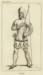 XIV Jahrhundert, Bogenschütze