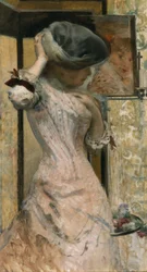 Junge Frau vor dem Spiegel, ca. 1879-83
