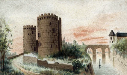 Ansicht des Schlosses von Cinq Mars (Indre et Loire)