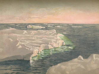 Bei Sonnenuntergang, 22. September 1893. Aquarellskizze, 1893, 1897